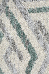 Dimensions Divinity Link Teal Modern Runner Rug