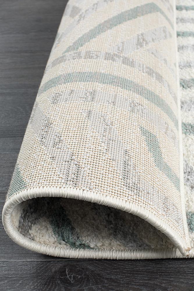 Dimensions Divinity Link Teal Modern Runner Rug
