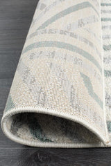 Dimensions Divinity Link Teal Modern Runner Rug