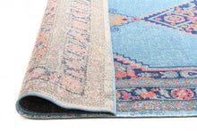 Load image into Gallery viewer, Eternal Whisper Diamond Blue Rug
