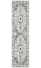 Load image into Gallery viewer, Evoke Mist White Transitional Runner Rug
