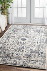 Evoke Mist White Transitional Rug