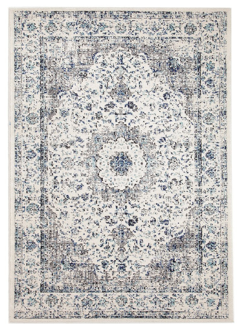 Evoke Mist White Transitional Rug