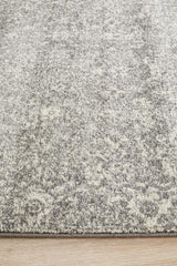 Evoke Pidgeon Grey Transitional Runner Rug