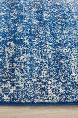 Evoke Oasis Navy Transitional Runner Rug