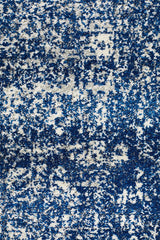 Evoke Oasis Navy Transitional Runner Rug