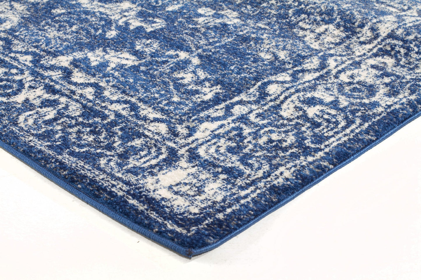 Evoke Oasis Navy Transitional Rug