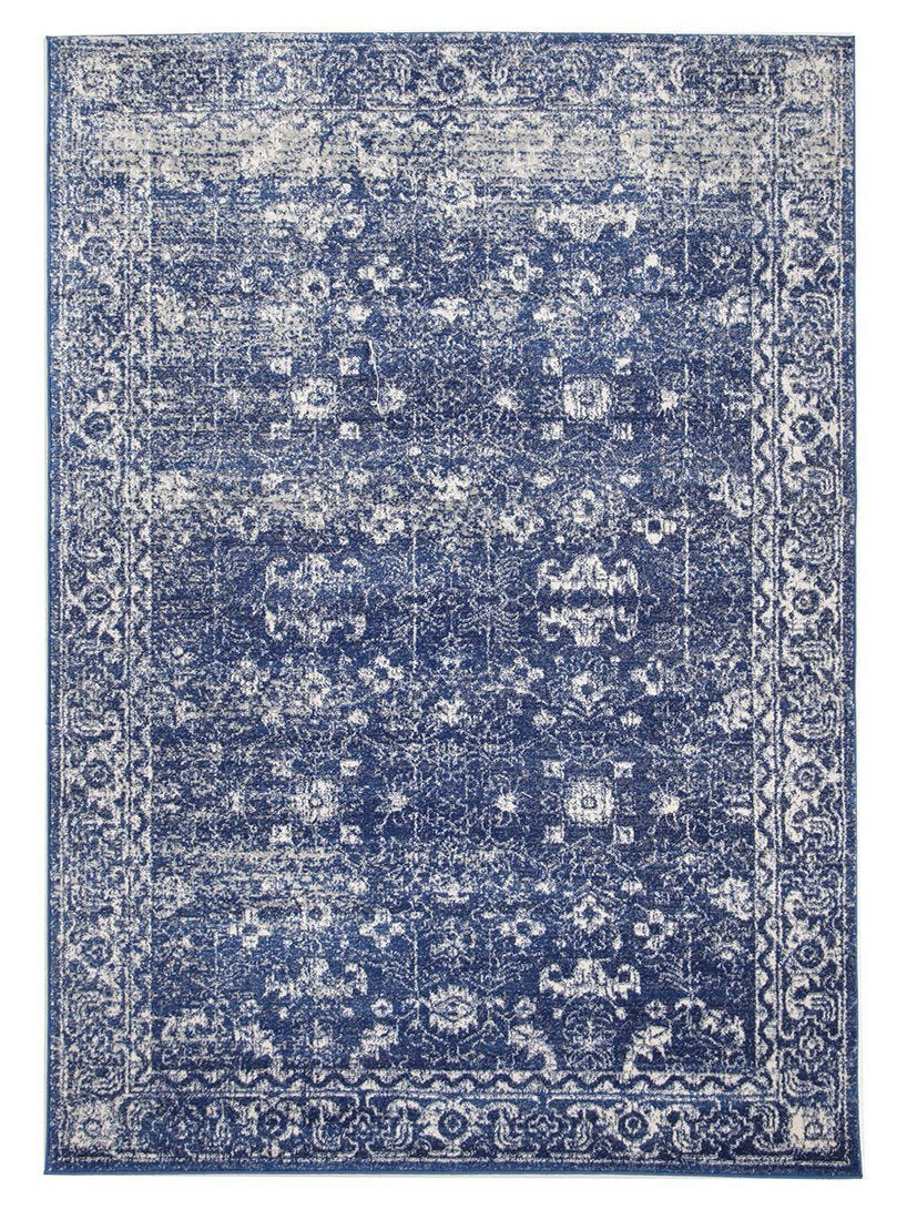 Evoke Oasis Navy Transitional Rug