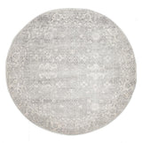 Evoke Shine Silver Transitional Round Rug