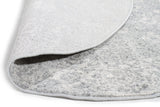 Evoke Shine Silver Transitional Round Rug