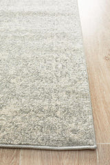 Evoke Shine Silver Transitional Runner Rug