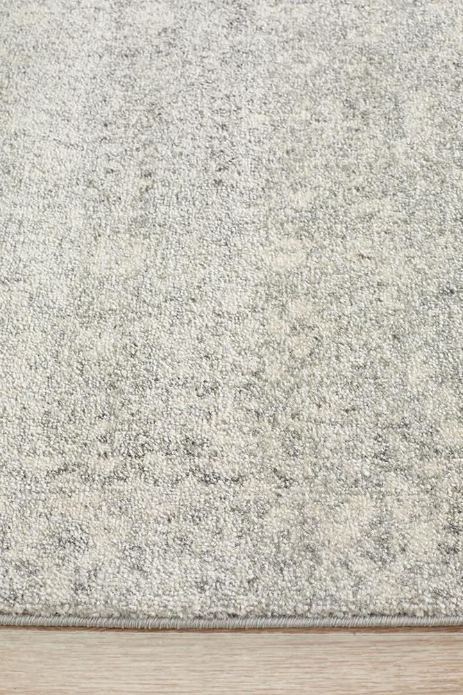 Evoke Shine Silver Transitional Runner Rug