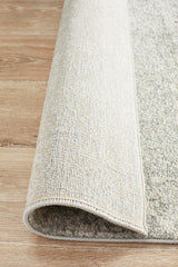 Evoke Shine Silver Transitional Runner Rug