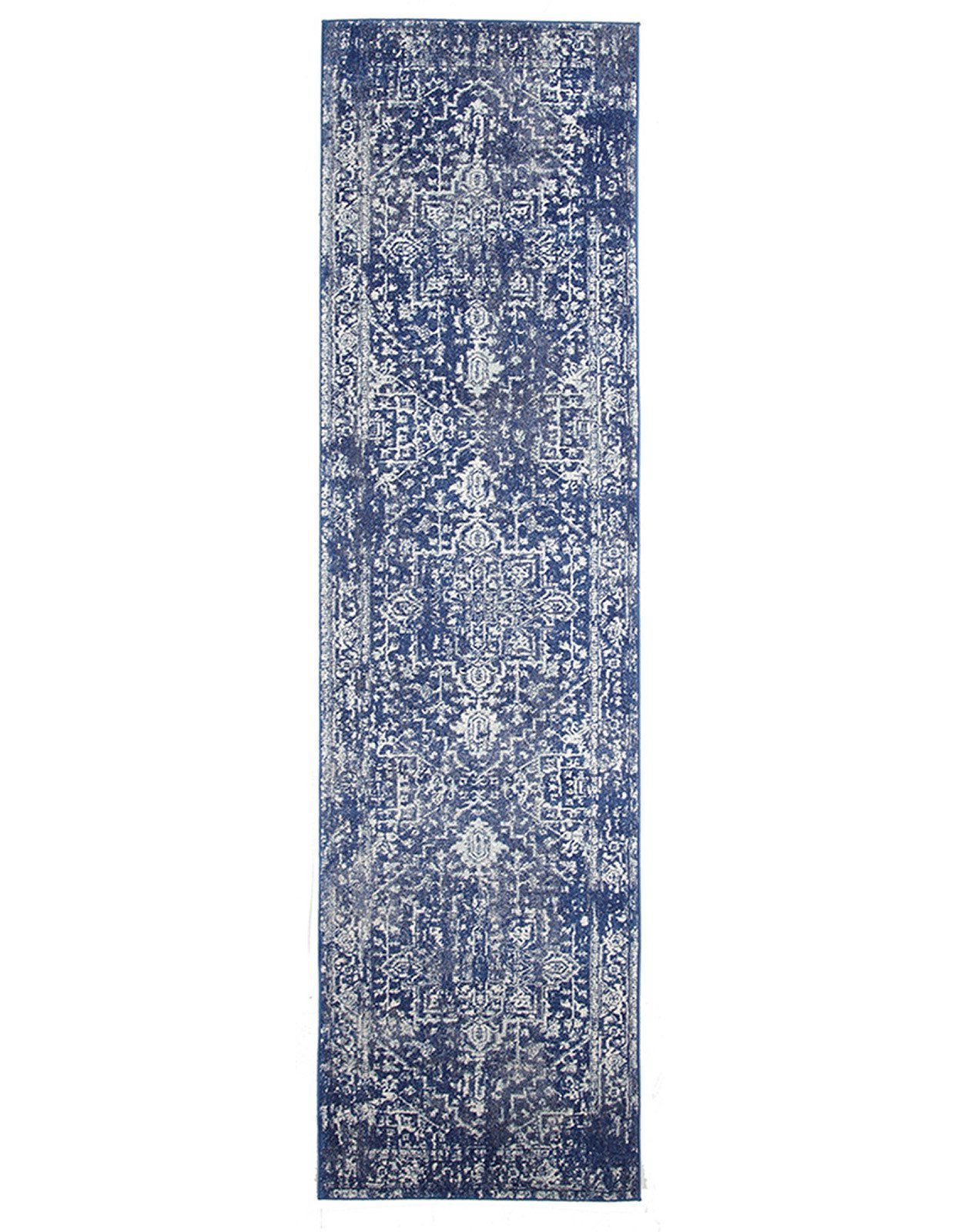 Evoke Contrast Navy Transitional Rug