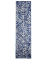 Evoke Contrast Navy Transitional Rug