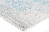 Evoke Glacier White Blue Transitional Rug