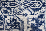Evoke Horizon White Navy Transitional Rug