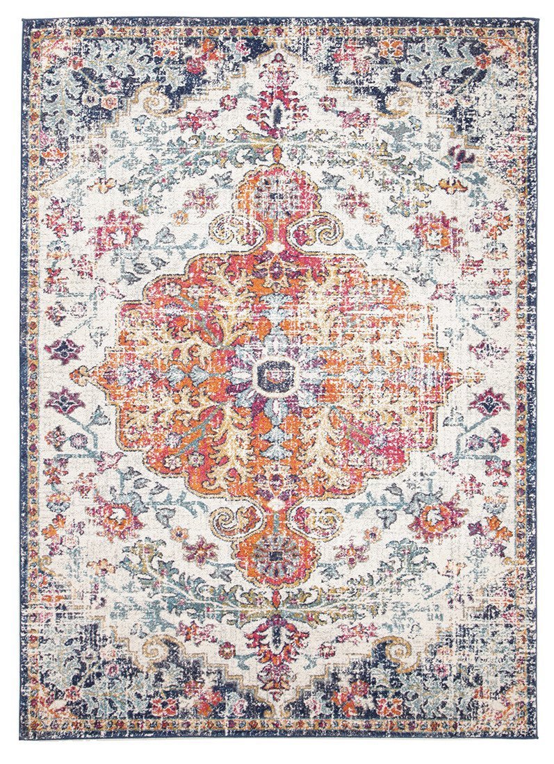 Evoke Carnival White Transitional Rug