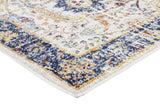 Evoke Peacock Ivory Transitional Runner Rug