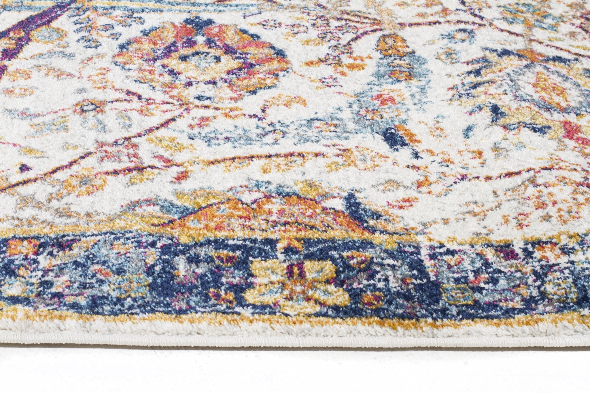 Evoke Peacock Ivory Transitional Rug