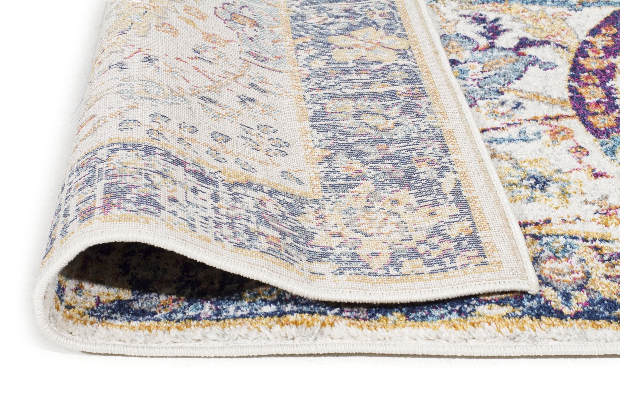 Evoke Peacock Ivory Transitional Rug