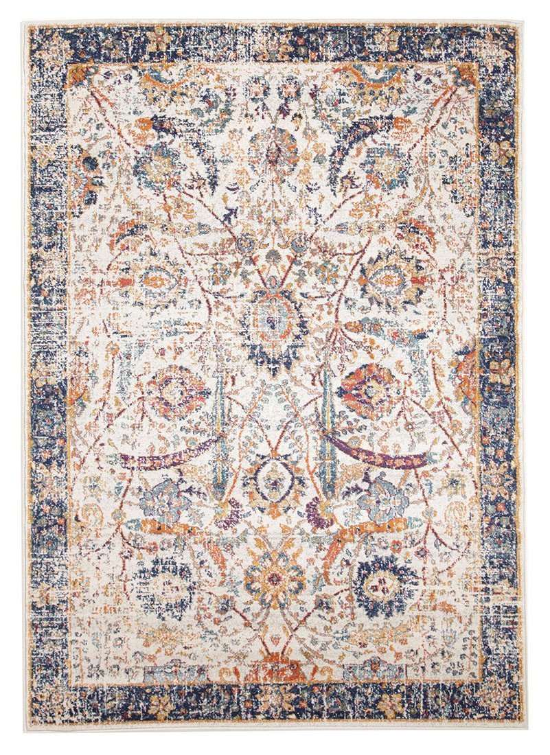 Evoke Peacock Ivory Transitional Rug