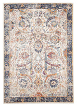 Evoke Peacock Ivory Transitional Rug