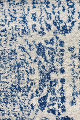 Evoke Frost Blue Transitional Runner Rug