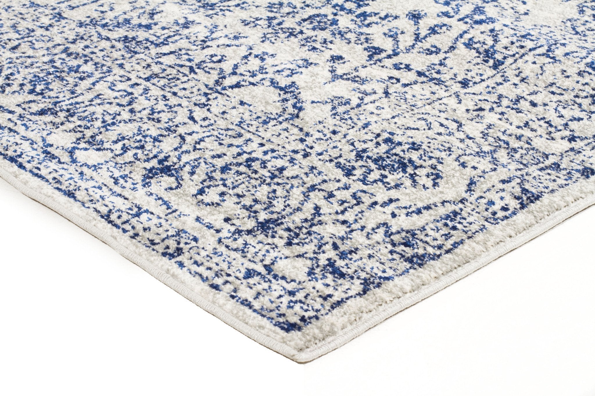 Evoke Frost Blue Transitional Rug