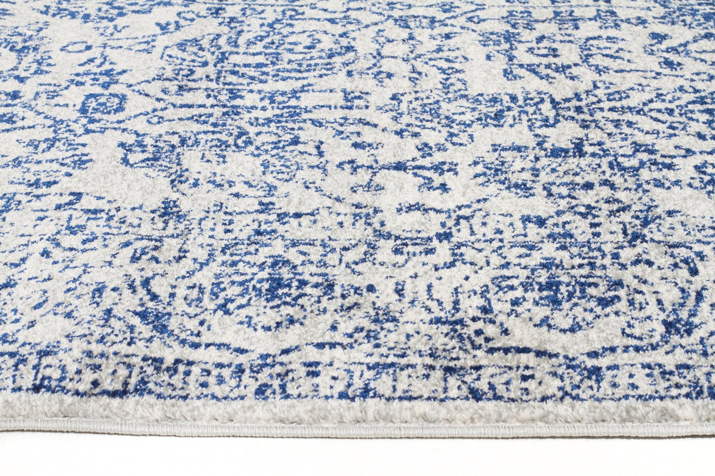 Evoke Frost Blue Transitional Rug