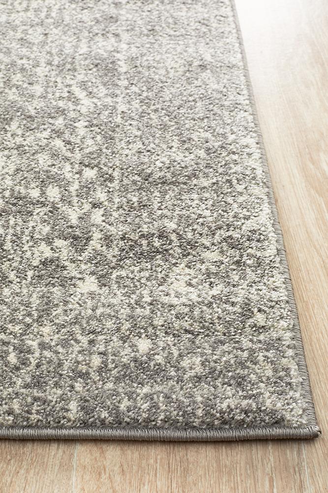 Evoke Homage Grey Transitional Runner Rug