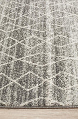 Evoke Remy Silver Transitional Runner Rug