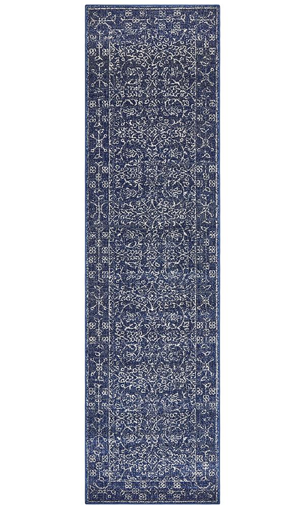 Evoke Artist Navy Transitional Rug