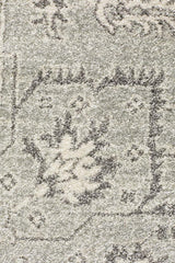 Evoke Silver Flower Transitional Rug