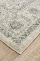Evoke Winter White Transitional Rug