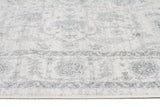 Evoke Winter White Transitional Runner Rug