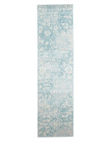 Evoke Skyline Blue Transitional Runner Rug