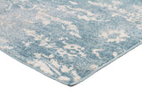 Evoke Skyline Blue Transitional Runner Rug