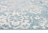 Evoke Skyline Blue Transitional Runner Rug