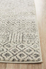 Evoke Diamond Grey Transitional Rug