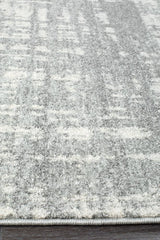 Mirage Ashley Abstract Modern Silver Grey Rug