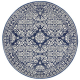 Mirage Gwyneth Stunning Transitional Navy Round Rug