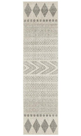 Mirage Adani Modern Tribal Design Grey Runner Rug