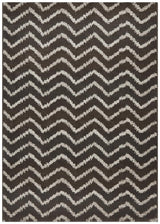Moroccon Style  Chevron Design Brown Beige Rug