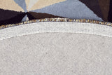 Matrix Pure Wool Blue Round Rug