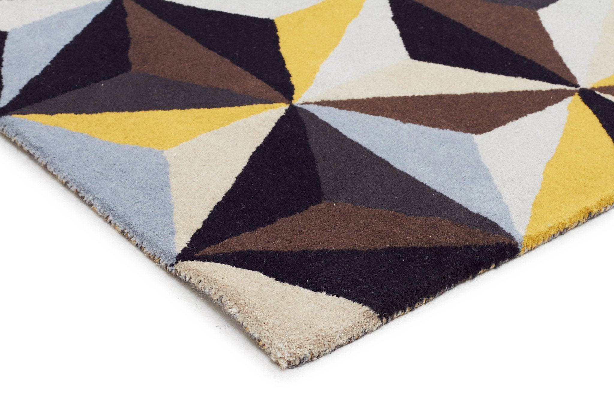 Matrix Pure Wool Blue Runner Rug