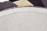 Matrix Pure Wool Fossil Round Rug