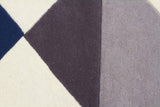 Matrix Pure Wool Steel Round Rug