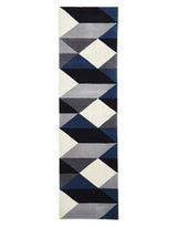 Matrix Pure Wool Steel Runner Rug Rug