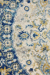 Museum Ruthy Navy Round Rug